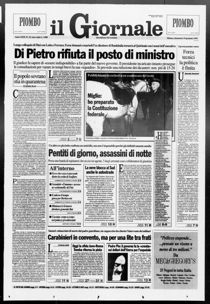 Il giornale : quotidiano del mattino